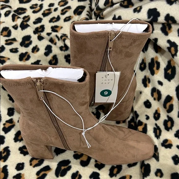 a new day Brown Suede Ankle Booties - Picture 4 of 4